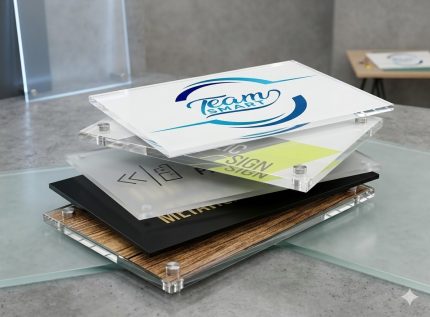 Acrylic wall signage (60×40 cm)